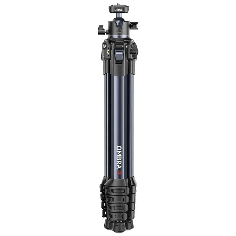 Ulanzi OMBRA II Travel Camera Tripod (T156) – Lightweight Portable Black Tripod