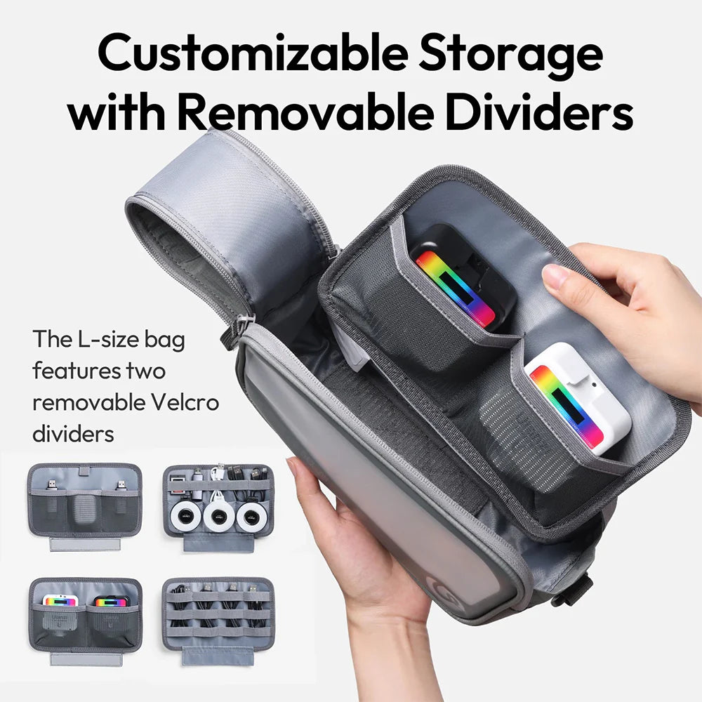 Ulanzi BP15 SeeClear Tech Pouch Transparent Storage Bag.
