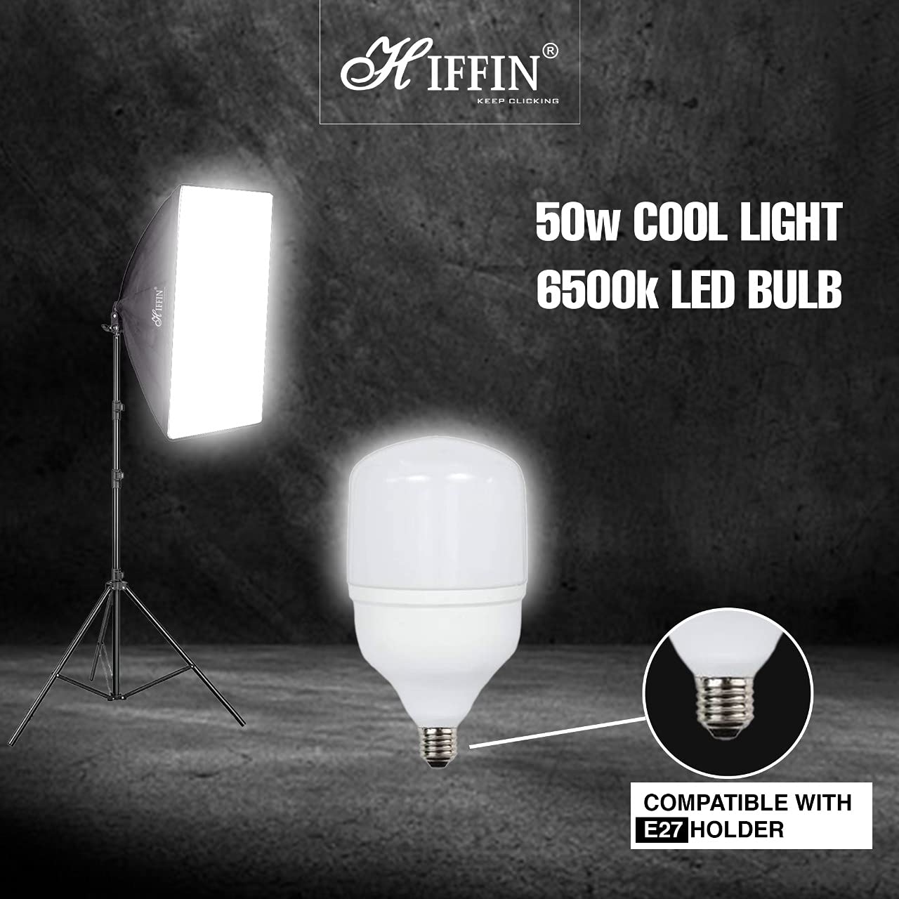 SL50 Pro Soft LED Light Softbox Kit for YouTube, Studio & Photography (With Boom)