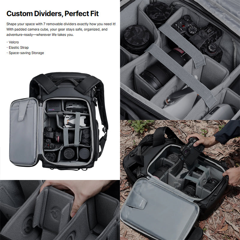 Ulanzi AB01 Photography Mountaineering DSLR Camera Travel Backpack
