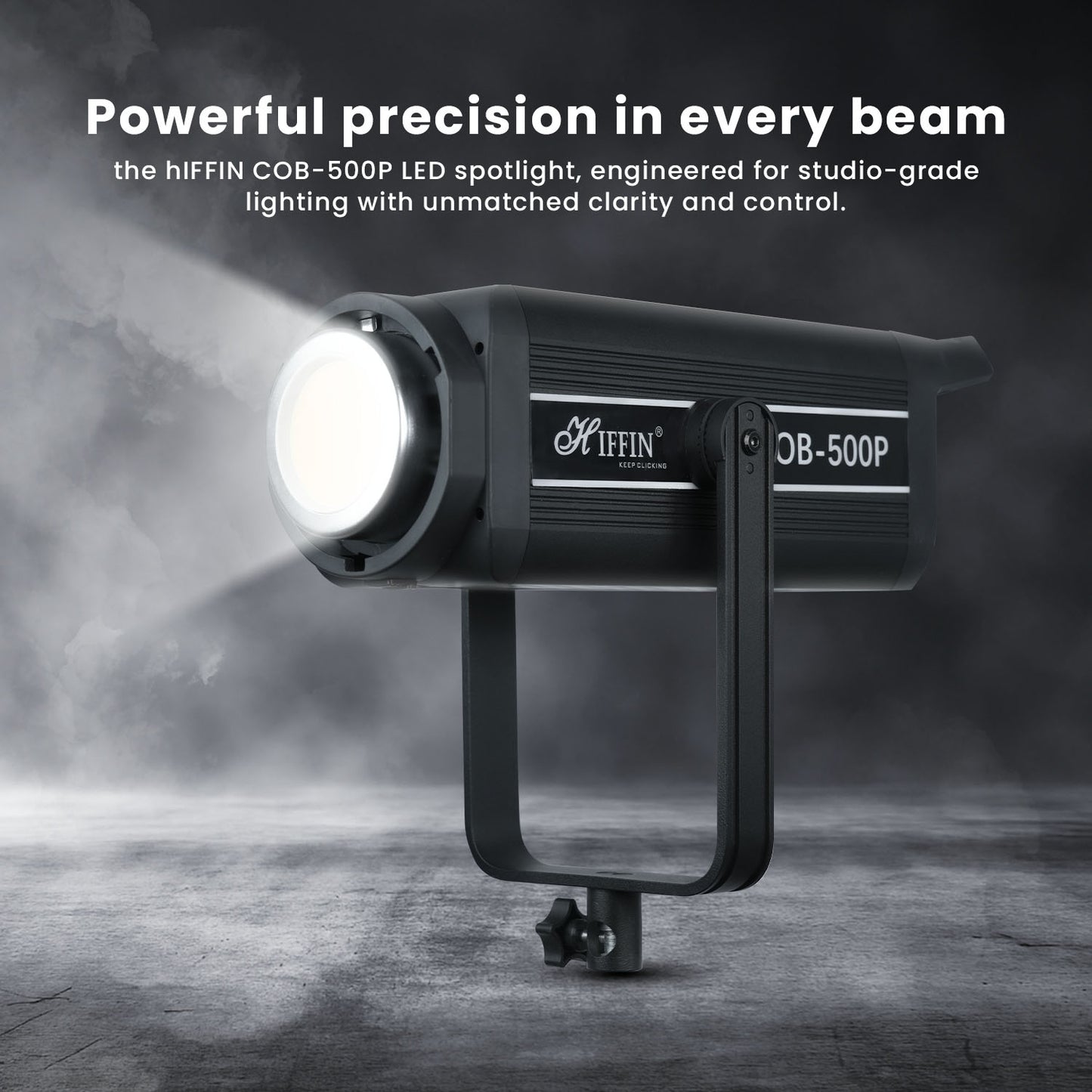 500 Watt Continuous Light For Photography, 2800-6800 CCT, 9FX MODE, 10-100% Brightness | Remote Control