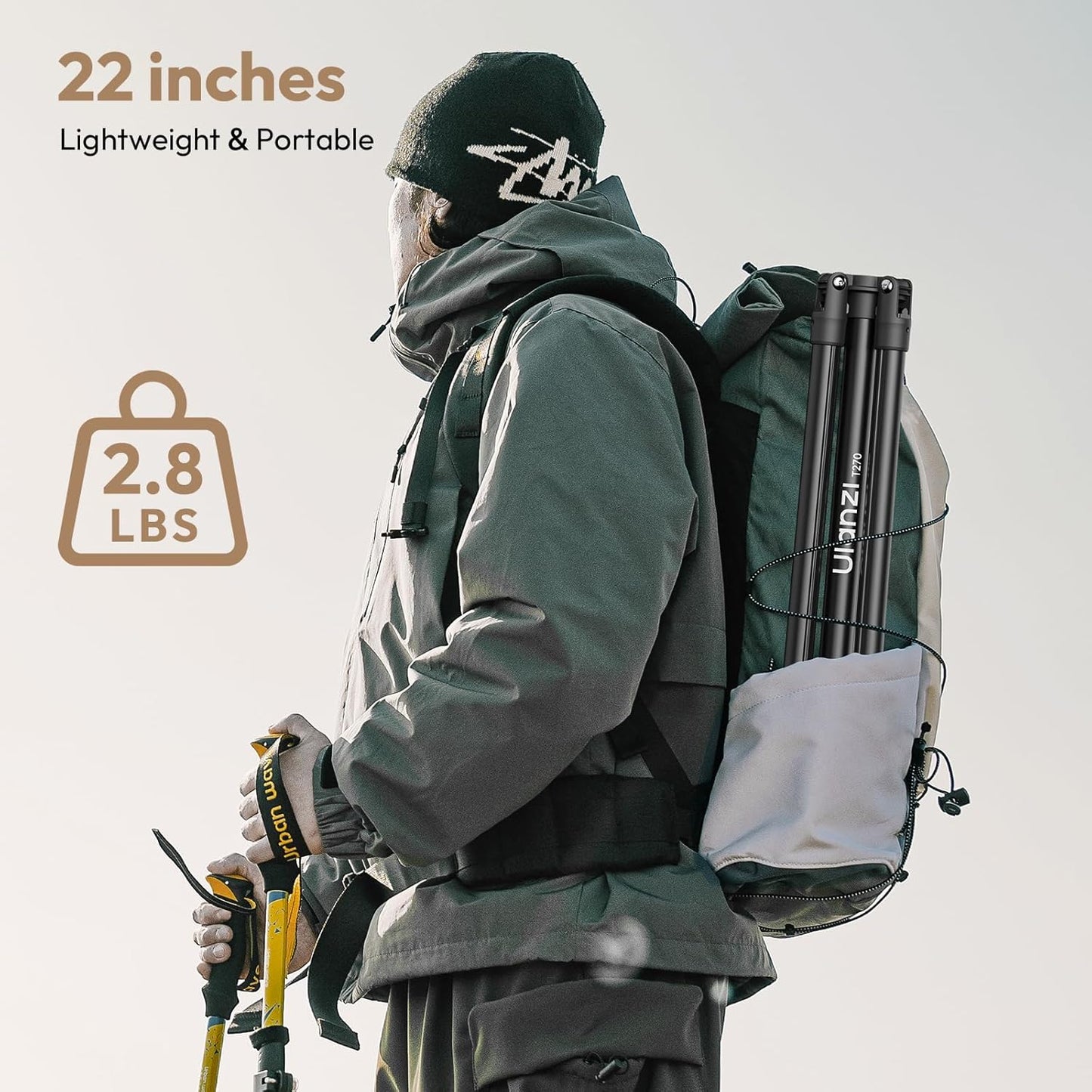 ULANZI T270 Light Stand 8.8FT/270cm Adjustable Tripod for Lighting