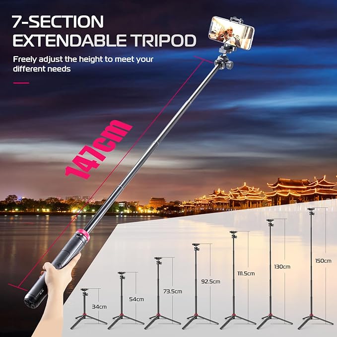 Ulanzi MT-44 Extendable Vlog Tripod (Upgraded)