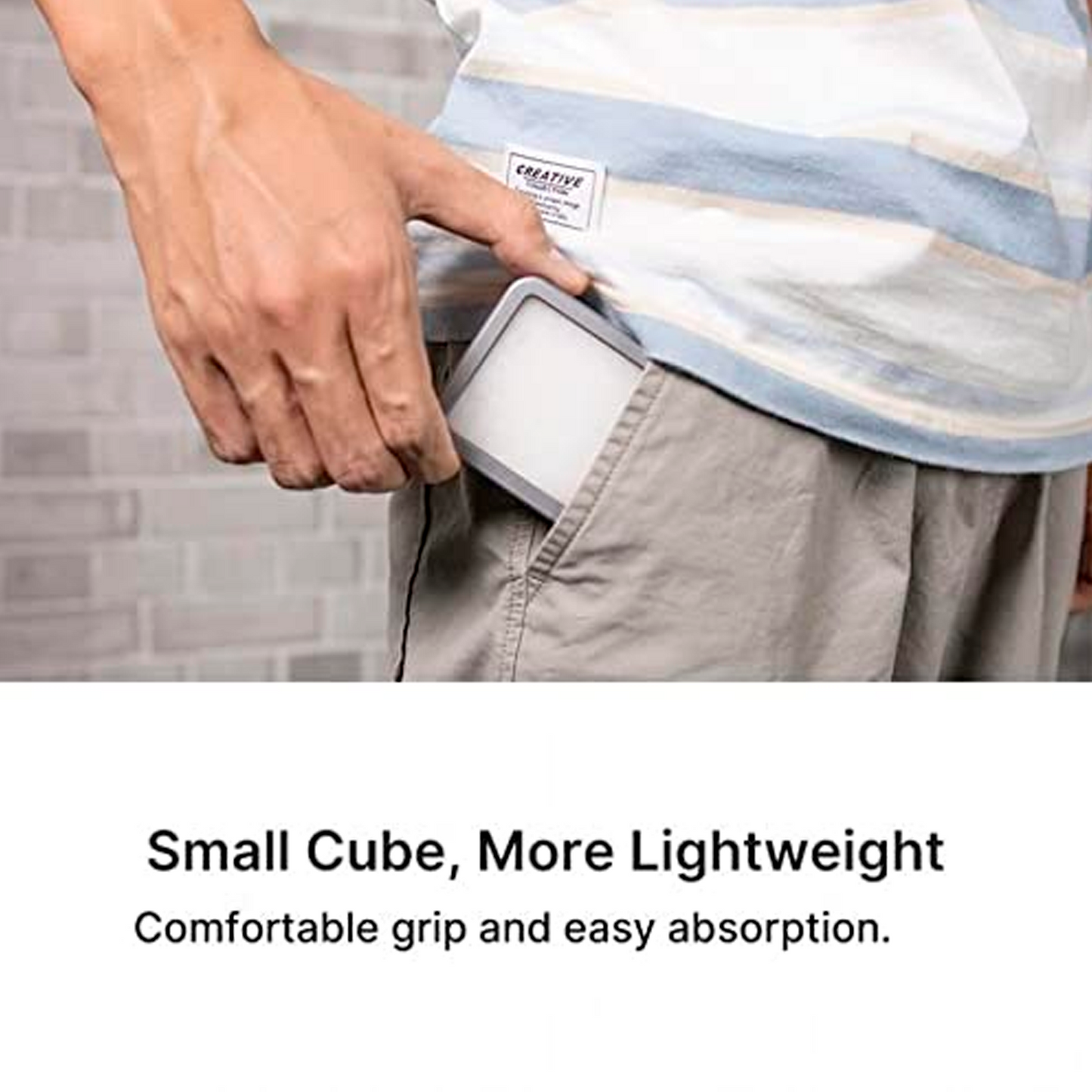 ULANZI CL15 2000mAh Mini Cube LED Suction Light Vlog Photography Fill Lighting Lamp for Video Conference/Live Streaming Broadcast/Zoom Meeting/Laptop Computer
