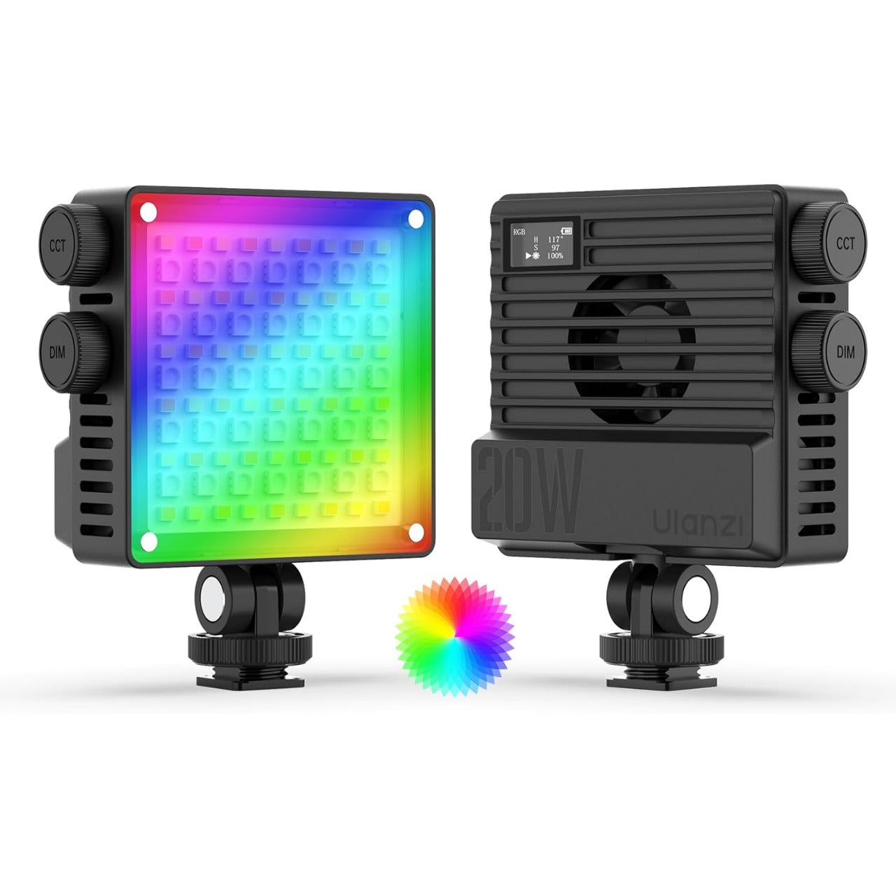 Ulanzi LE20 20W Pocket RGB Video Light 3200Lx CRI 95+L090