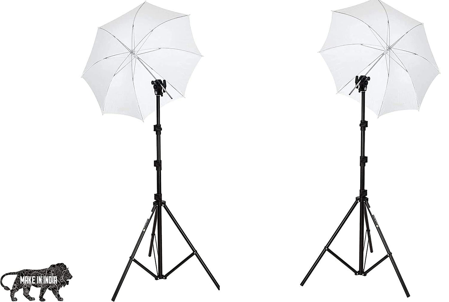 HIFFIN® Studio Home 33 Umbrella Stand Setup with Sungun Adapter | 9ft Stand | Umbrella | Bag for kit Mark II