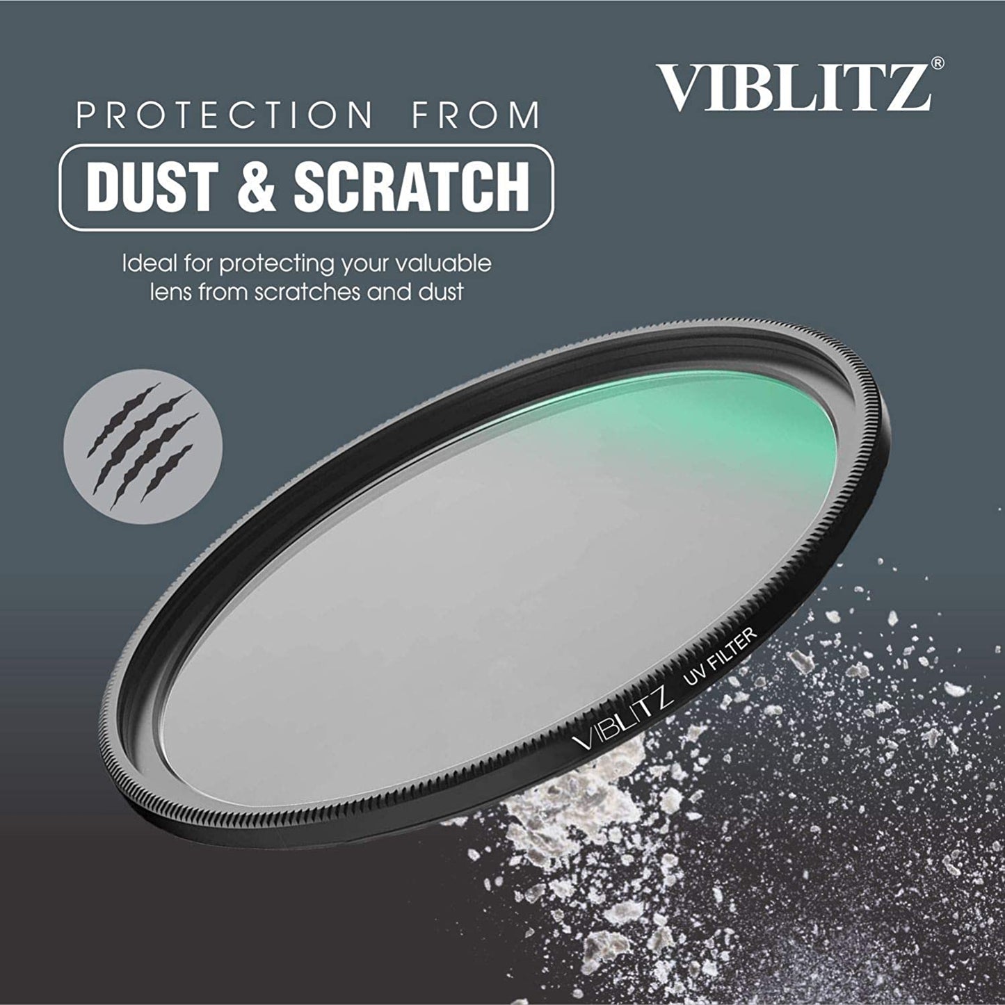 VIBLITZ® Ultra Slim UV Filter Protection Slim Frame (40.5 MM)