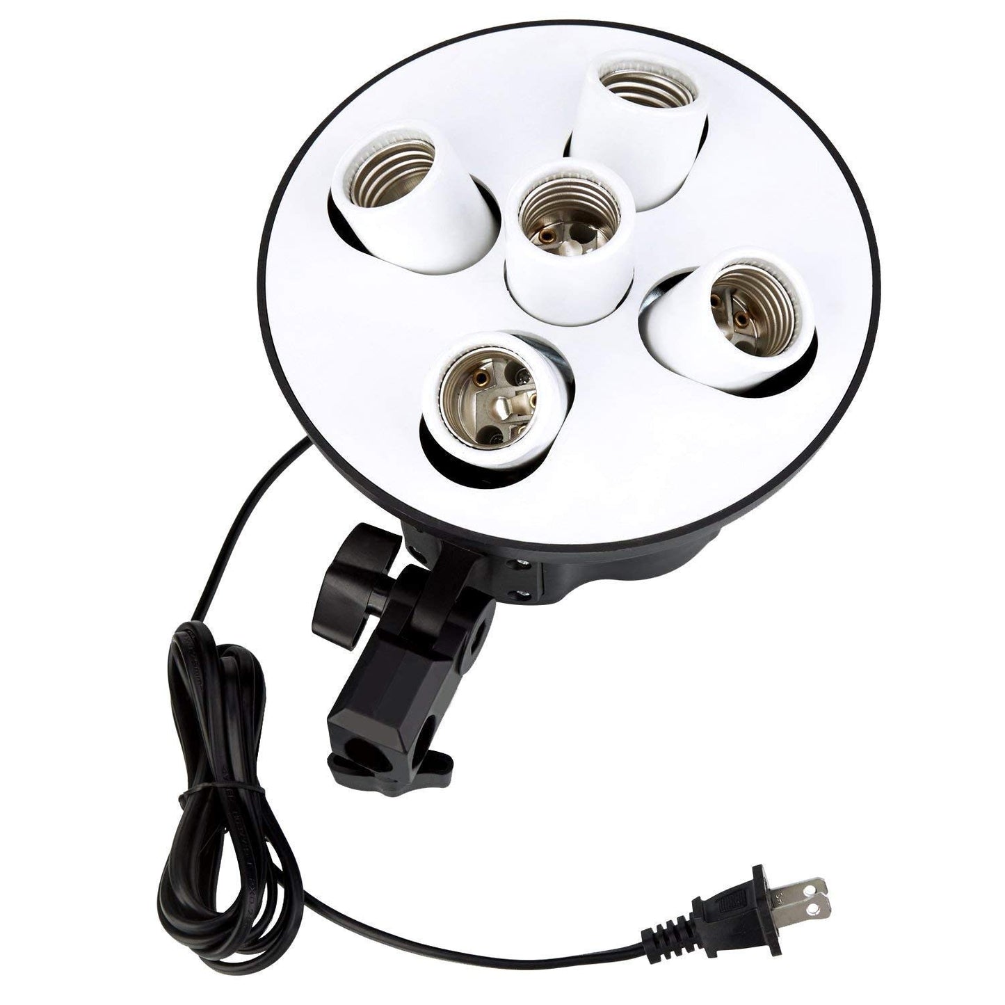 HIFFIN® Set Photography Equipment Kit 50cmx70cm Softbox with 5 in 1 E27 Photo Studio Bulb Holder Base Socket Lamp Bulb Holder Adapter for Photo Video...