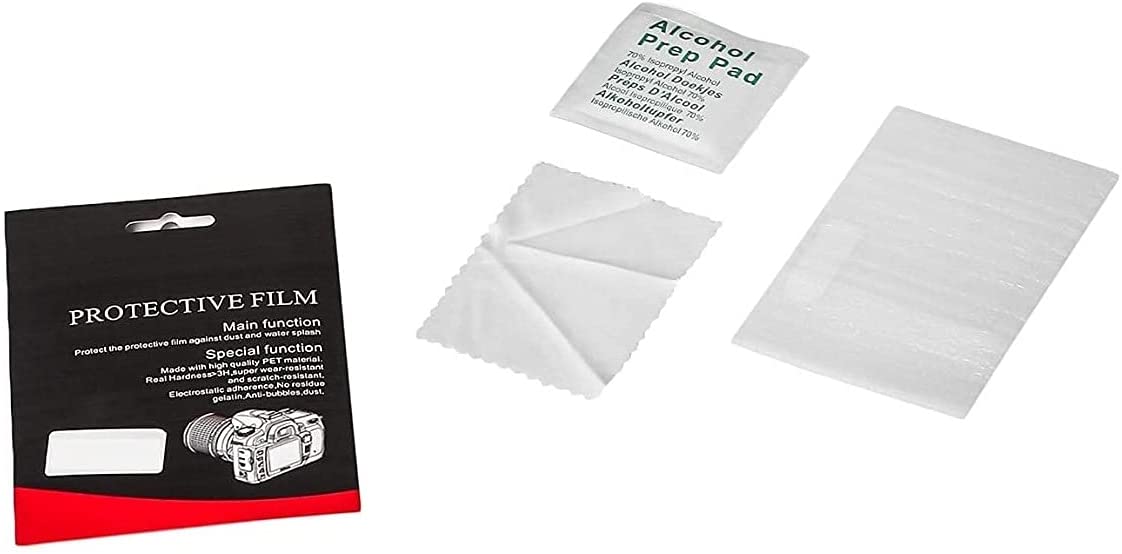 Hiffin LCD Screen Protector Clear Tempered Glass Film Camera LCD Screen Protector Guard 6 Layer (LCD PLAIN CANON 1200D/1300D/1500D/2000D)