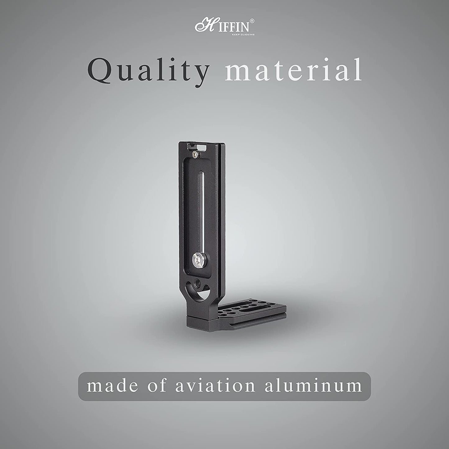 HIFFIN HOT-L-Type Quick Release Camera Vertical Plate Dual Camera Bracket Plate Universal SLR Stabilizer