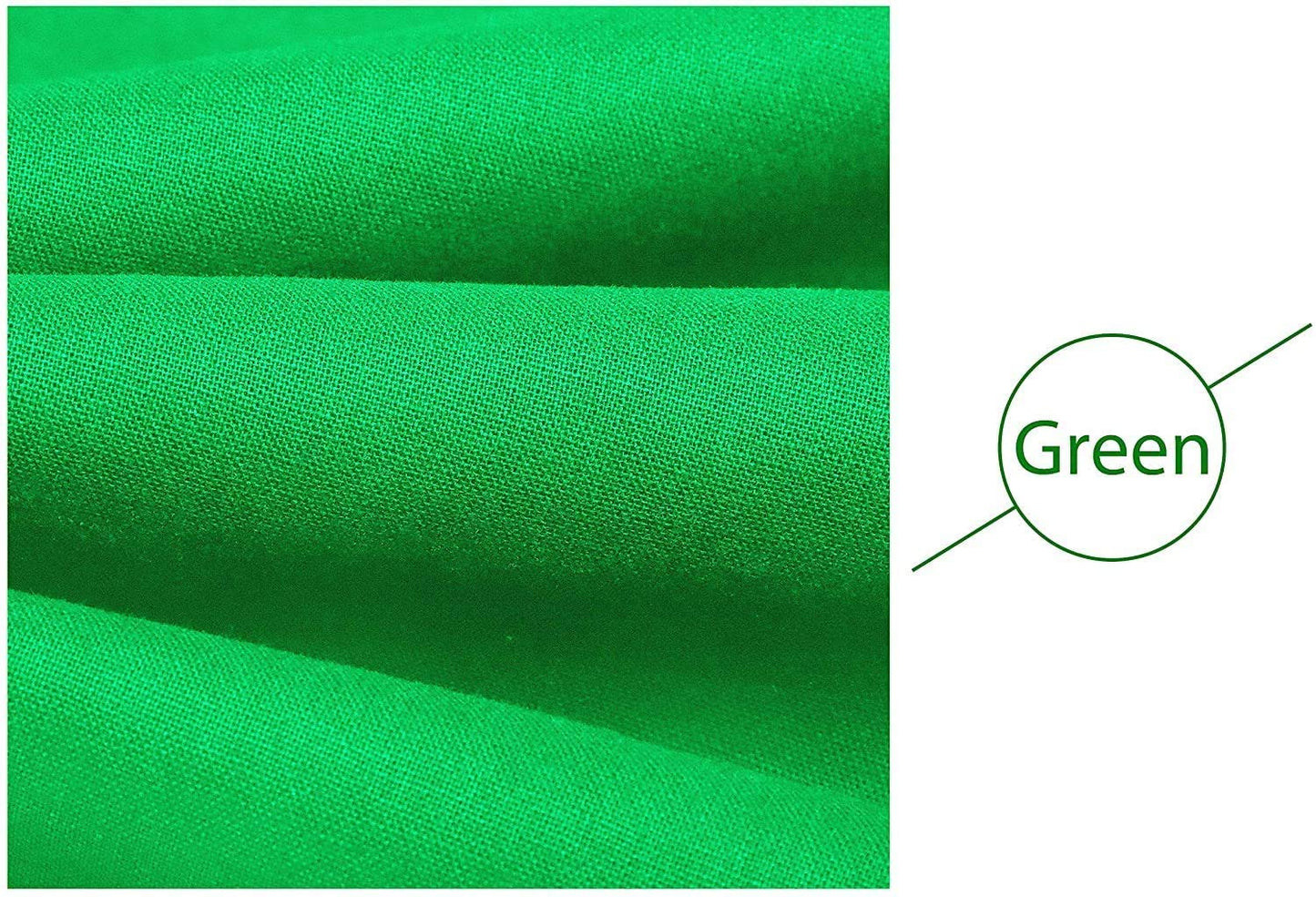 Hiffin Green Backdrop Background 203.2MM X 304.8MM (8x12 Ft) for Studio - Camera Accessory Set of 3