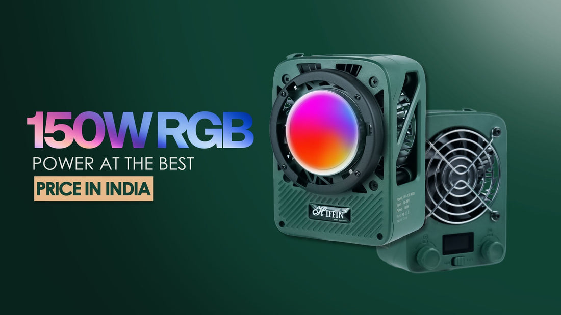 Why the Hiffin HF-150W is the "Tiniest" 150W RGB Powerhouse for Your Shoots