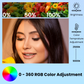 RGB Selfie Light, Clip, 24 Modes, CRI 95+, 3000mAh