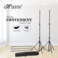 HIFFIN 9x9ft Studio Background Support Kit with Carry Bag
