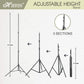 HIFFIN 9x9ft Studio Background Support Kit with Carry Bag