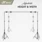 HIFFIN 9x9ft Studio Background Support Kit with Carry Bag