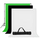 HIFFIN Green White Black Screen Backdrop with Stand, 203.2MM X 304.8MM (8FT X 12FT) Wide Green Screen Backdrop with 228.6MM X 228.6MM (9Ft X 9Ft) wide Photo Backdrop Stand