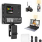 Ulanzi C10 10W 1300Lux Selfie LED Light 3300mAh Clip & Cold Shoe for iPhone 17 & More