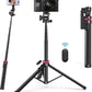 ULANZI MT-78 72.83" Extendable Phone Tripod, Metal Selfie Stick Stand with 360° Head