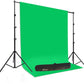HIFFIN 8x12 FT Green Screen with 9x9 FT Stand & Carry Bag