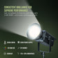 300 Watt LED Video Light, 2800K-6800K Dimmable, Remote Control