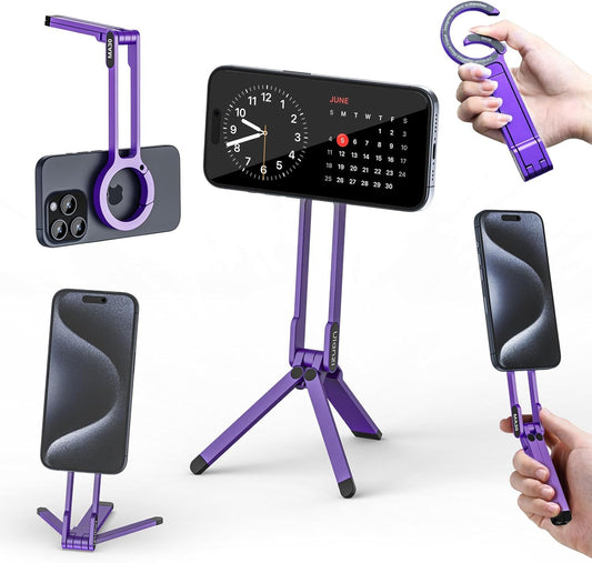 ULANZI MA30 Magnetic Phone Tripod Stand, MagLock, MagSafe, Purple