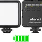 Ulanzi 2000mAh LED Video Light, 3 Cold Shoe Mounts, Type C Charging