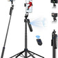 TELESIN 63" Smart Auto-Face Tracking Tripod, 360° Rotation, Remote & Gesture Control