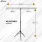 HIFFINT-Shape 9x6 Ft. Backdrop Stand ,6ft Wide 9ft Tall Adjustable Background Support System Kit Heavy Duty Thicken Photo Backdrop Stand for Parties...