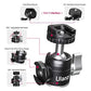 ULANZI U-60 Mini Ball Head, Dual Cold Shoe Mount, Aluminum Alloy 360° Swivel