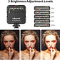 Ulanzi 2000mAh LED Video Light, 3 Cold Shoe Mounts, Type C Charging