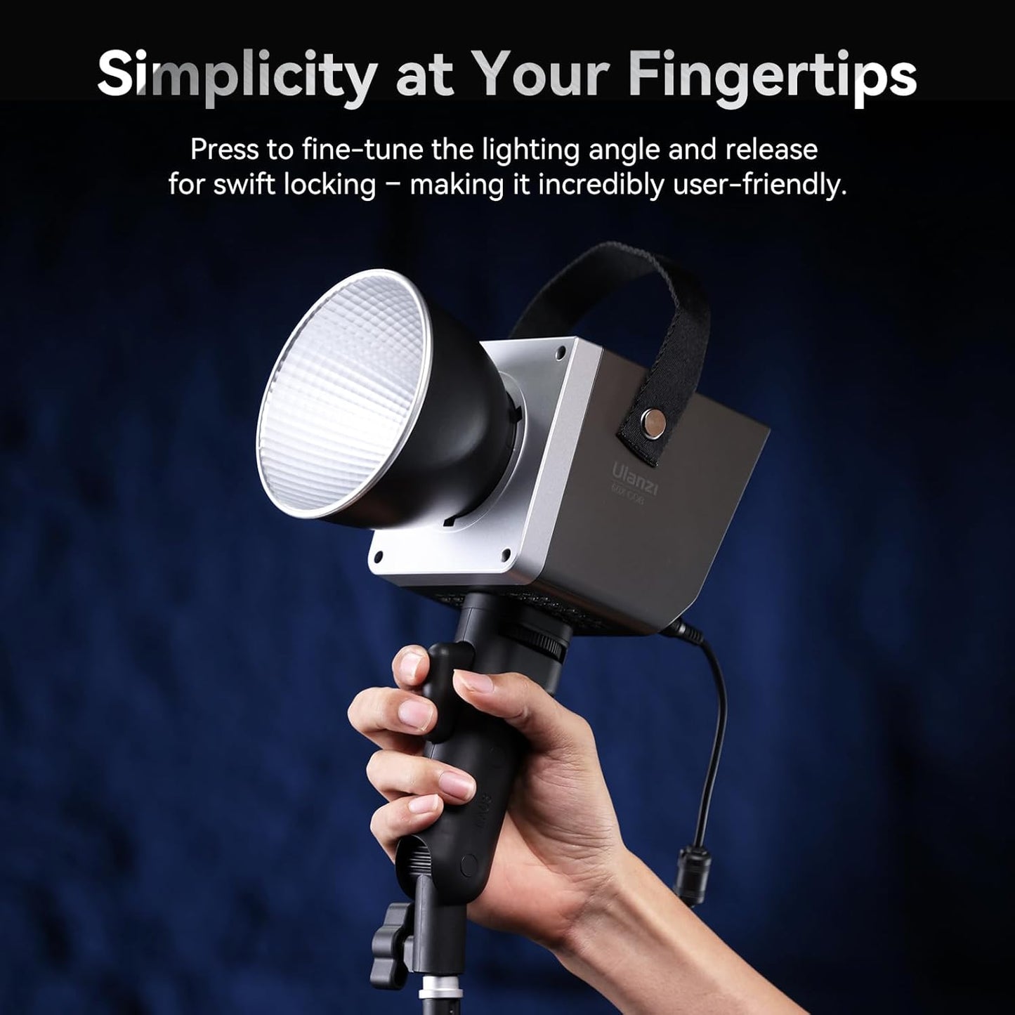 Ulanzi LA03 Light Stand Mount Adapter, 1/4″ Screw, Button Fast Mount for Camera/LED Light/Monitor/Ring Light