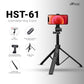 HIFFIN HST-61 1.6 Meter Portable Long Selfie Stick Tripod with Wireless Remote & 3 Legs Tripod Base
