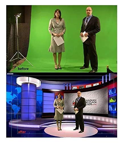 HIFFIN Professional 8X20Ft Green Screen Backdrop for Photography Background, Large Green Screen for Photoshoot