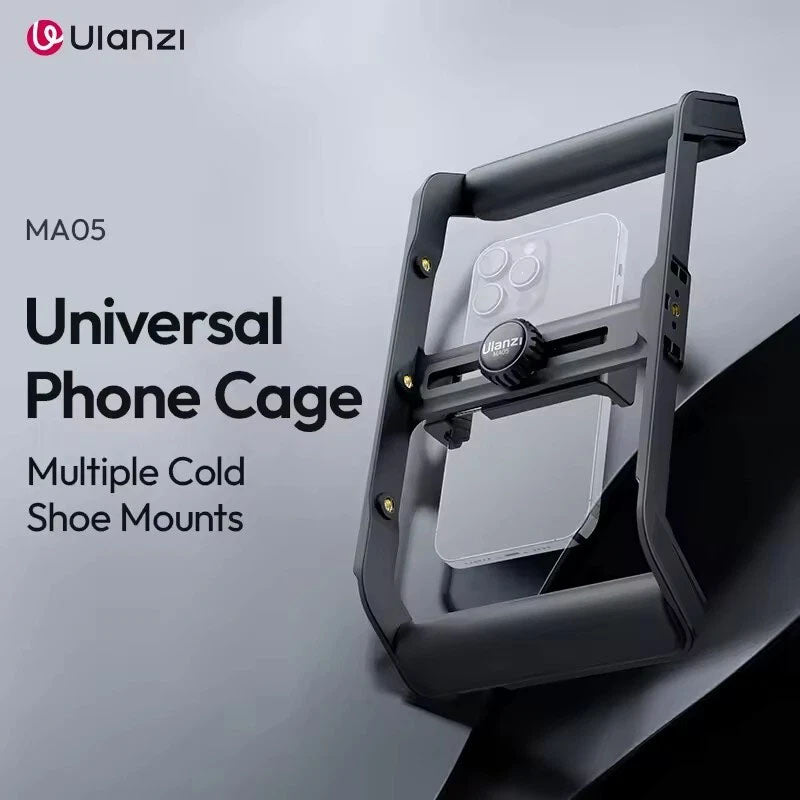 Ulanzi MA05 Universal Phone Cage with Bluetooth Remote for Vlogging & Video