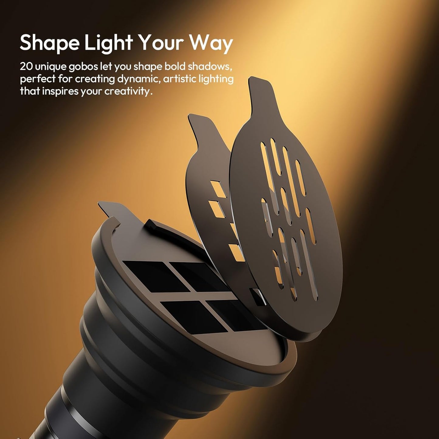 ULANZI LM01 RGB 7500mAh Portable LED Light w/ 20 Filters & Zoom Spotlight