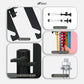 3-Roller Backdrop Stand & Wall Mount with 2 Hooks, 6 Bars & 3 Chains