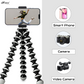 HIFFIN® Tripod Jambo (13 Inch Height with 4.3 INCH Holder) Fully Flexible Foldable Octopus Stand for All Smartphone & DSLR Camera's (MAX Load 5 KG) Use in Photography