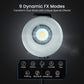 COB-120P Professional 120W Bi-Color Video Light for Studio Film Recording, 3200K-5600K Dimmable with Remote Control