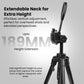 HF-3600 Professional Portable Lightweight Travel Aluminum Camera Tripod