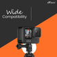 HIFFIN® Tripod Mount Adapter Compatible with GoPro Hero 8, 7, 6, 5, 4, Session, 3+, 3, 2, 1, Hero (2018), Fusion, DJI Osmo, Sjcam, Xiaoyi Action Cameras