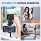 ULANZI MT-78 72.83" Extendable Phone Tripod, Metal Selfie Stick Stand with 360° Head