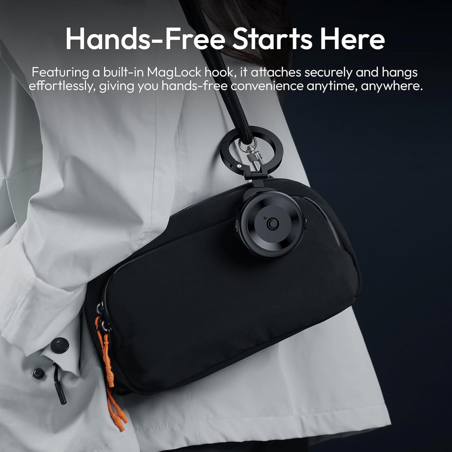 ULANZI SK22 Electric Magnetic Car Phone Mount 360° Adjustable Vacuum Holder