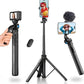 HIFFIN HST-61 1.6 Meter Portable Long Selfie Stick Tripod with Wireless Remote & 3 Legs Tripod Base