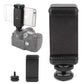 HIFFIN® A E P Universal Mobile Clip New and Small Size Camera and Selfie Stick Holder New Tripod Attachment (Black)