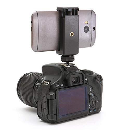 HIFFIN® A E P Universal Mobile Clip New and Small Size Camera and Selfie Stick Holder New Tripod Attachment (Black)