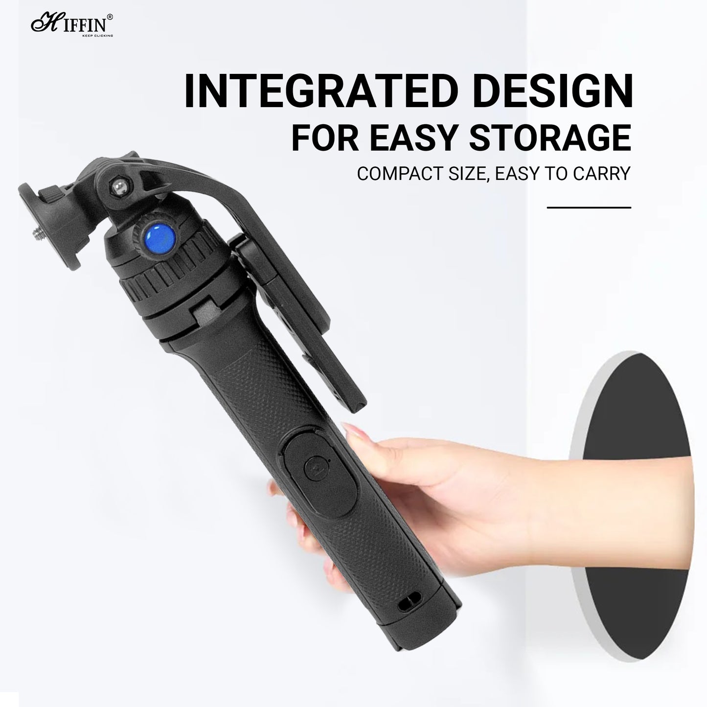 HTR-34 Selfie Stick Tripod 29” with Wireless Remote for Smartphones & Cameras