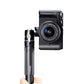 ULANZI U-60 Mini Ball Head, Dual Cold Shoe Mount, Aluminum Alloy 360° Swivel