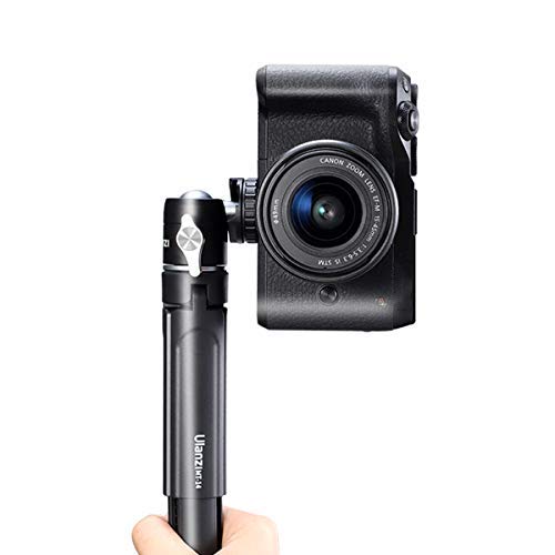 ULANZI U-60 Mini Ball Head, Dual Cold Shoe Mount, Aluminum Alloy 360° Swivel