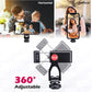 ULANZI ST-10 Metal Phone Tripod Mount, 360° Universal Clamp, 2 Cold Shoes